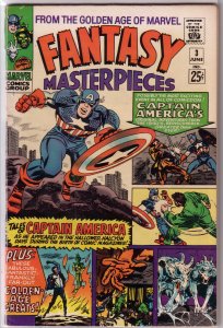 Fantasy Masterpieces vol. 1 # 3 GD (rep. Captain America #3)