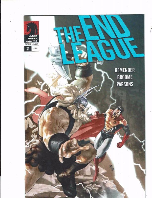 Lot of 2 The End League Dark Horse Comic Books #1 2 KS3