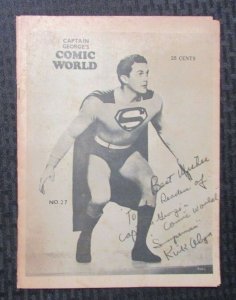 1969 Captain George's COMIC WORLD Fanzine #27 GD+ 2.5 Superman