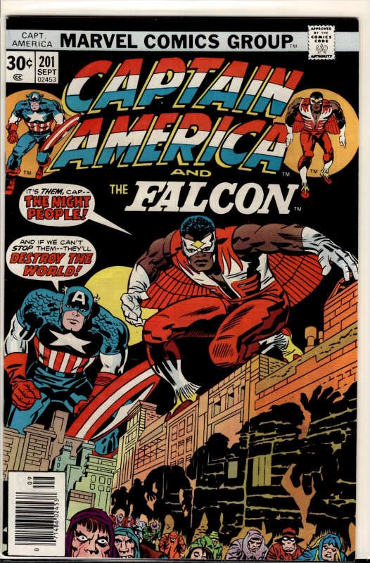 Captain America #201 (1976) Captain America and the Falcon
