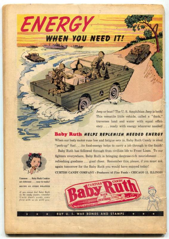 Military Comics #33 1944- BLACKHAWK- Opium- Golden Age VG