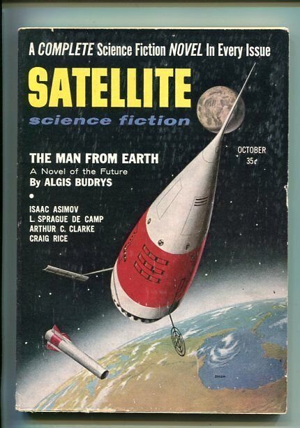 SATELLITE-#1-MAR 1957-PULP-SCI-FI-ROCKET-SOUTHERN STATES PEDIGREE-vf