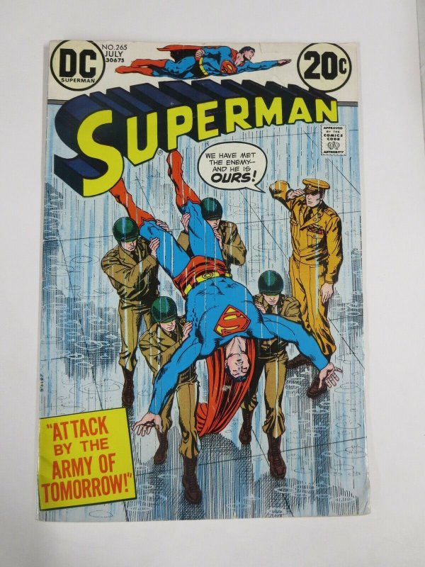 SUPERMAN 265 VG July 1973