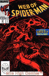 WEB OF SPIDER-MAN (1985 Series)  (MARVEL) #58 Very Good Comics Book