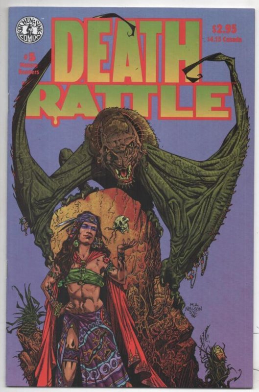 DEATH RATTLE #5, VF/NM, Tom Sutton, 1995 1996, Kitchen Sink more Horror in storE