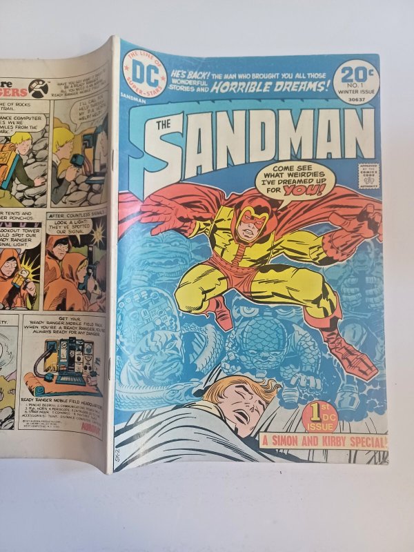 Sandman #1 - 1st Bronze Age Sandman - Kirby - 1974 - VG/FN
