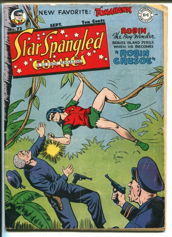 Spar Spangled #72 1947-DC-Robin solo story-Robotman-Tomahawk-FR 