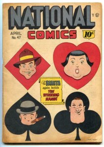 National Comics #47 1945- Jack Cole cover- incomplete