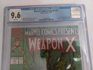 Marvel Comics Presents #73 Weapon X/Wolverine - 1991 - CGC 9.6