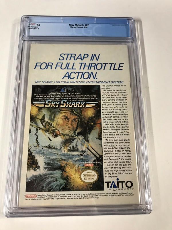 New Mutants 97 Cgc 9.0 White Pages 1st Cable Marvel