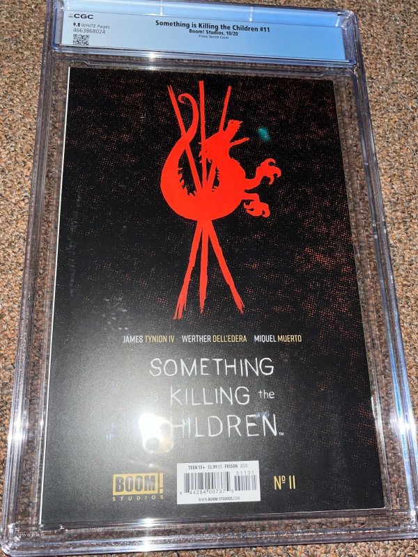 Something is Killing the Children 11, 1:25 Frison Sketch Variant, CGC Graded 9.8