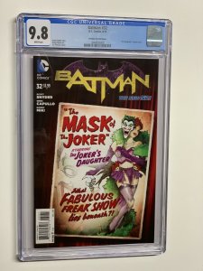 Batman 32 Fletcher Variant CGC 9.8 White Pages DC Comics 2014