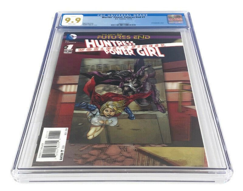 CGC 9.9 WORLD'S FINEST FUTURES END #1 SINGLE HIGHEST GRADED HUNTRESS POWER GIRL