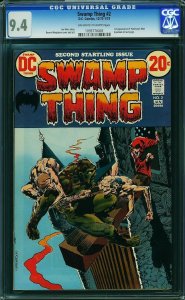 Swamp Thing #2 (1973) CGC 9.4 NM