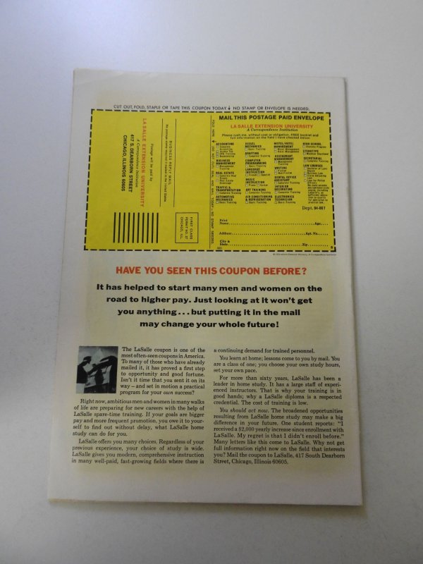 The Frankenstein Monster #7 VG+ condition bottom staple detached from cover