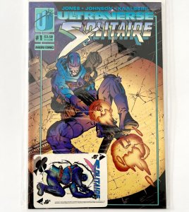 1993 Malibu Comics Ultraverse Solitaire #1 Comic Book Vintage Playing Card Ace 