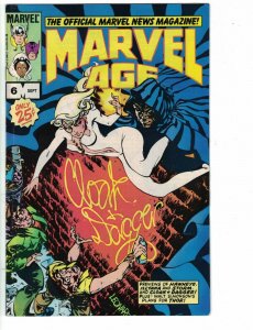 Marvel Age #6 VG 1983 featuring Cloak & Dagger - 1st appearance of Beta Ray Bill