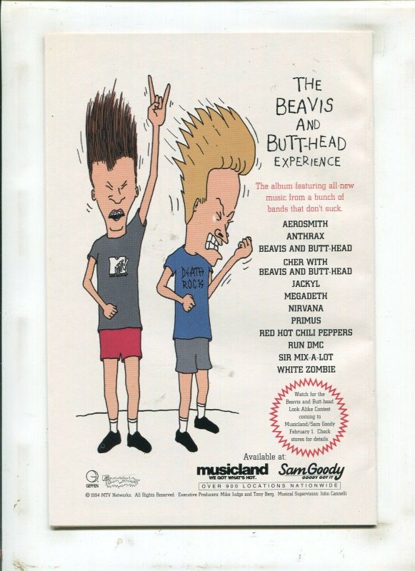 Beavis & Butt-Head #1 - Signed Rick Parker & Mike Lackey - 1st B&BH (9.2OB) 1994