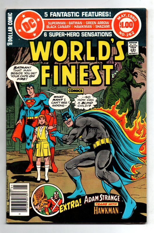 World's Finest #262 newsstand - Superman - Batman - Shazam - 1980 - VF/NM