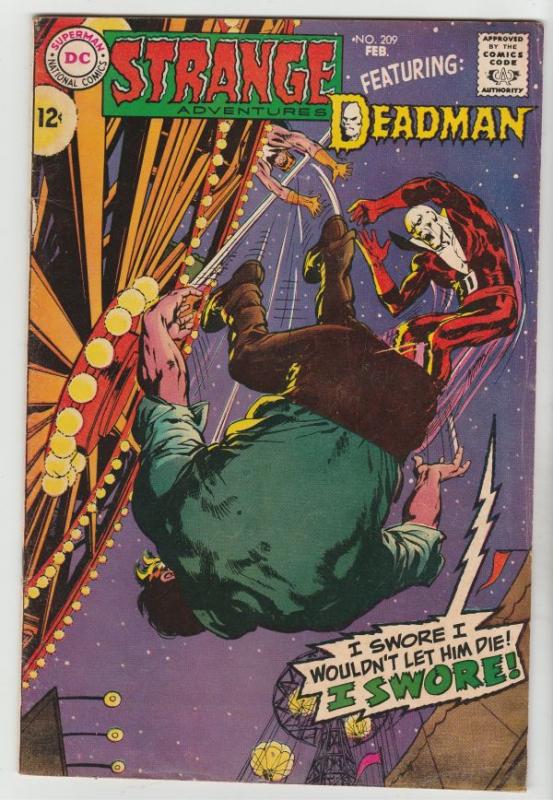 Strange Adventures #209 (Feb-68) FN/VF Mid-High-Grade Deadman