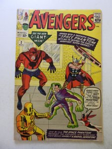 The Avengers #2 (1963) 1st Appearance of the Space Phantom FN condition