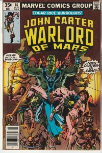 John Carter Warlord of Mars #16 (1978)