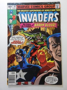 The Invaders #40 (1979) vs Baron Blood! Solid VG Condition!