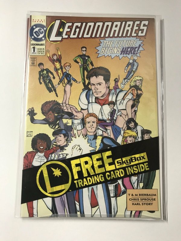 Legionnaires 1993 series # 8 near mint comic book 