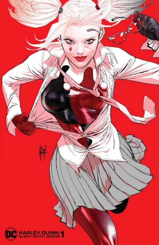 Harley Quinn: Black + White + Redder #1 March Cover (2023)