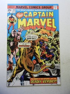 Captain Marvel #39 (1975) VF- Condition