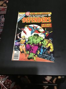 The Defenders King-Size #1 (1976) High-Grade Black cover 1st annual key! VF Wow!