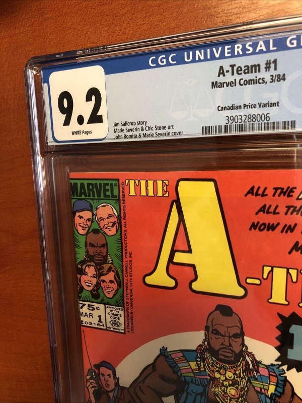 A-Team (1984) # 1 (CGC 9.2 WP) CPV