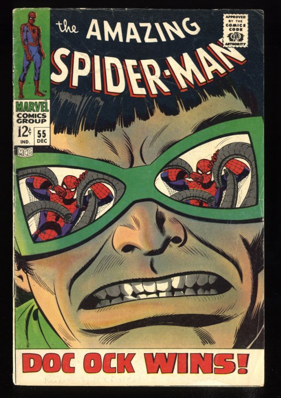 Amazing Spider-Man #55 VG+ 4.5 Doc Ock!