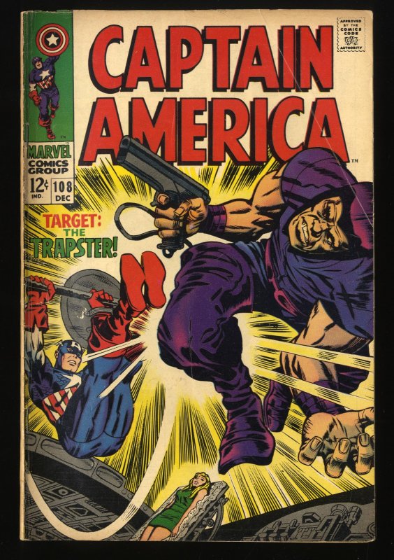 Captain America #108 GD/VG 3.0 Marvel Comics