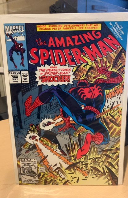 The Amazing Spider-Man #364 Direct Edition (1992) 9.4 NM | Comic Books -  Modern Age, Marvel