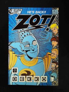 Zot #17  Eclipse Comics 1988 Vf+