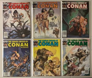 Savage Sword of Conan magazine lot #161-183 20 diff avg 6.0 (1989-91)