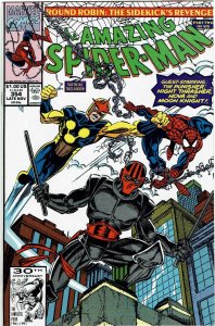 Amazing Spider-Man #354 (1963 v1) Punisher Darkhawk VF+