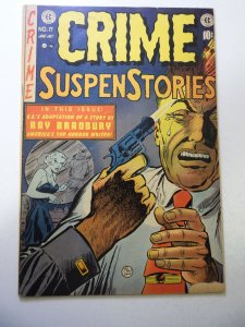 Crime SuspenStories #17 (1953) GD/VG Condition 1 1/2 tear bc