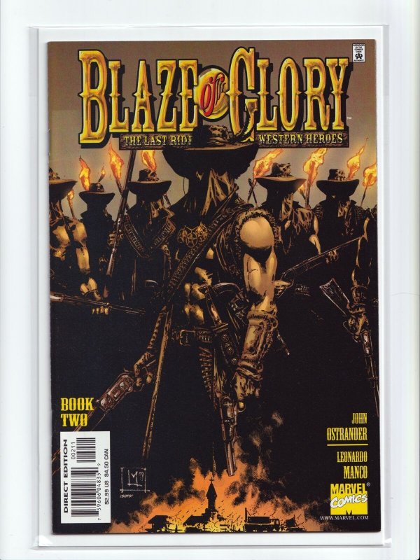 Blaze of Glory 1 - 4 The Last Ride Complete Set Marvel Comics 2000 Series NM
