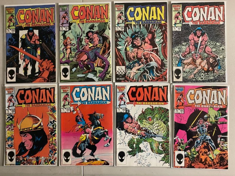 Conan the Barbarian lot #160-200 + 4 Ann. Marvel (average 6) 45 diff (1984-'87)