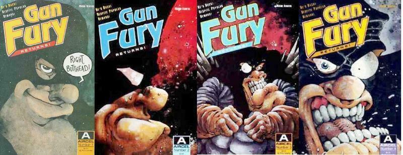 GUN FURY RETURNS (1990 AI) 1-4  Barry Blair  COMPLETE! 