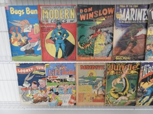 Lot of 27 Low Grade Gold/Silver Age Comics W/ Captain Marvel, +More! See desc