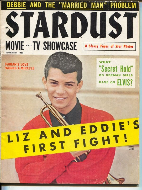 Stardust Movie And TV Showcase-Frankie Avalon-Elvis-Sept-1959