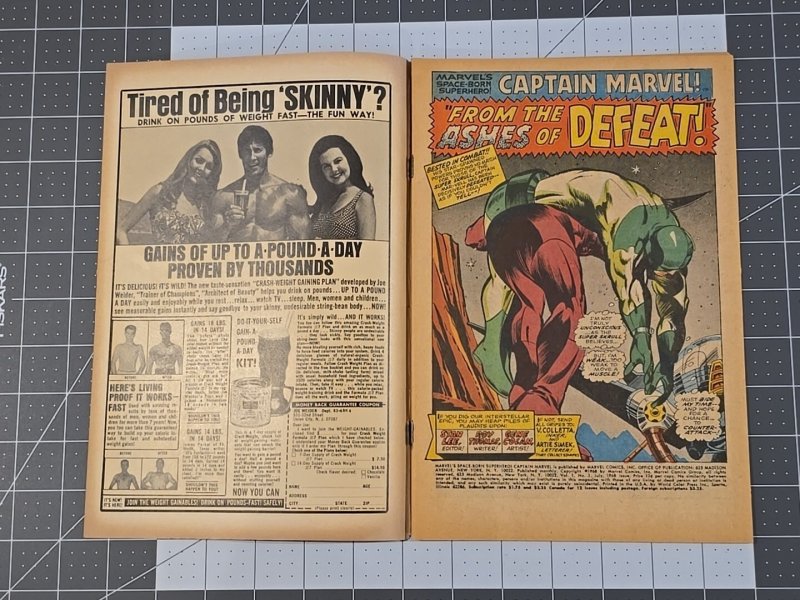 Captain Marvel #3 - Marvel Comics Silver Age 1968 Super Skrull Appearance