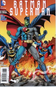 Batman / Superman 13 (2014) Jurgens Batman 75th Variant 9.0 (our highest grade)