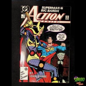 Action Comics, Vol. 1 592A Origin & 1st app. Sleez, 1st app. Fancy Man