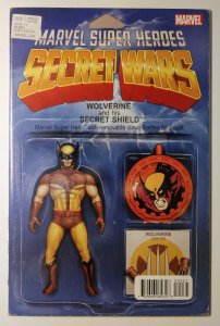 Secret Wars #2 (9.4, 2015)  Wolverine Action Figure Cover, 1st App BAR SINISTER