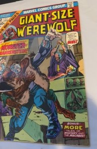 Giant-Size Werewolf #2 (1974) WWBT vs The monster Frankenstein little ripling