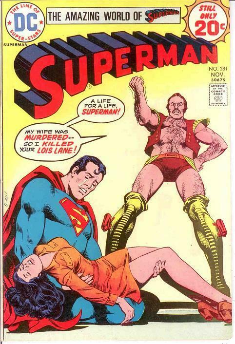 SUPERMAN 281 VG-F  November 1974 COMICS BOOK